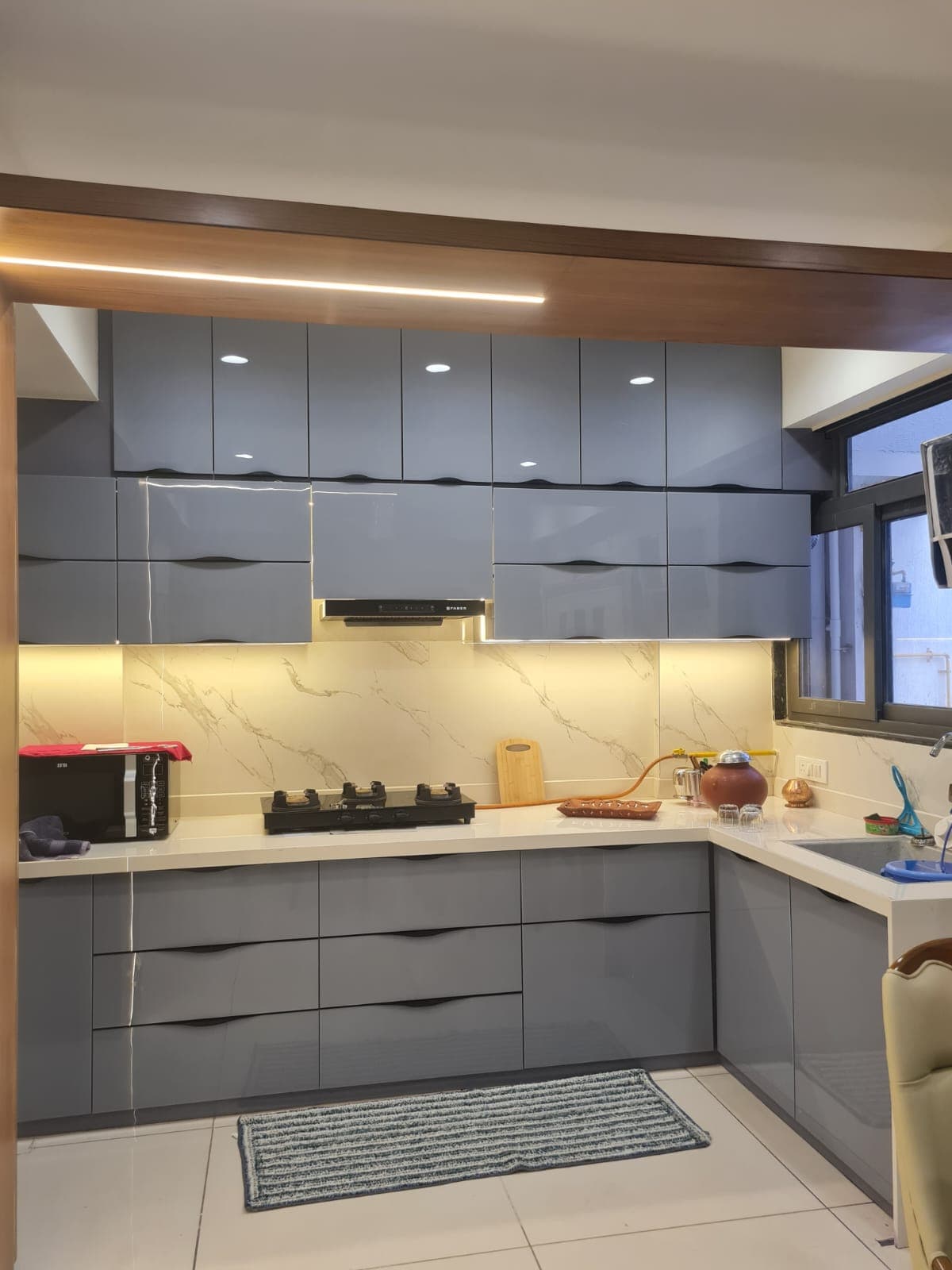 Marble White Kitchen